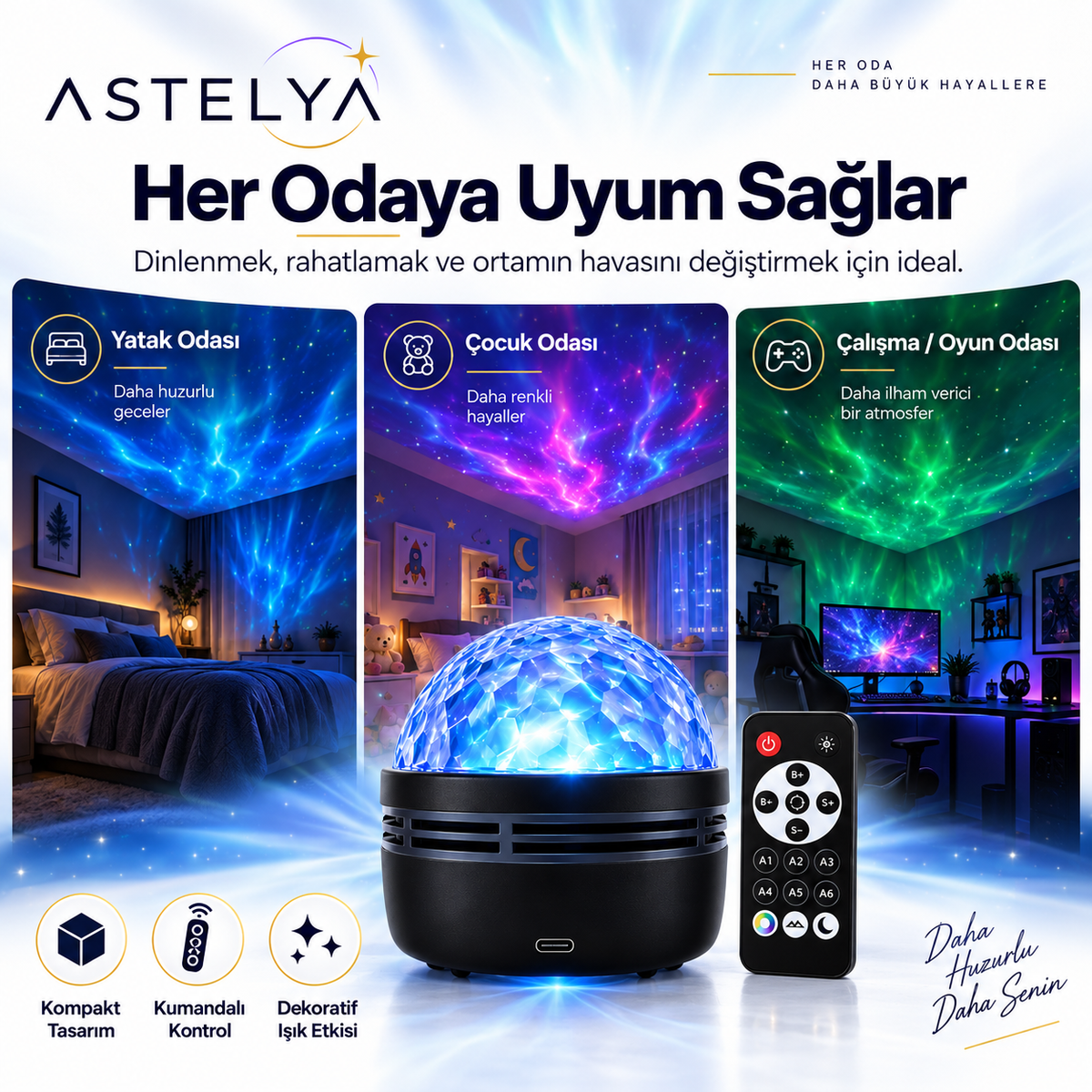 Astelya® Kuzey Işıkları Projektörü