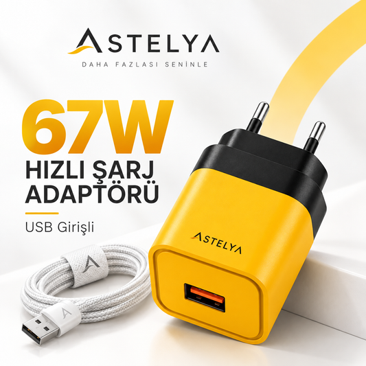 Astelya®  Hızlı Şarj Adaptörü
